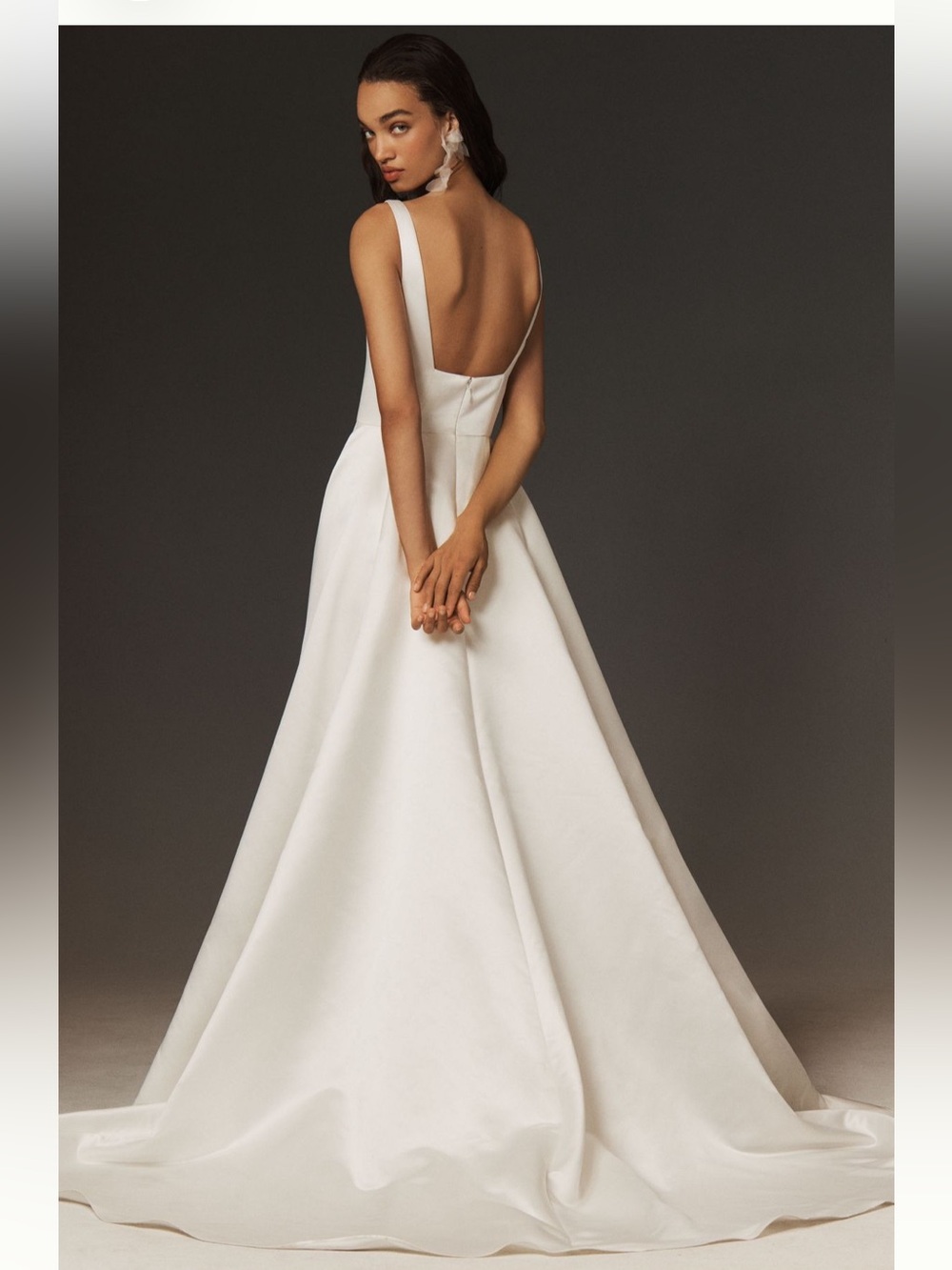 Wtoo by Watters Vivien Square-Neck A-Line Wedding Gown